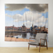 Johannes Vermeer - Uitzicht van Delft Wandkleed (In Situ (horizontaal))