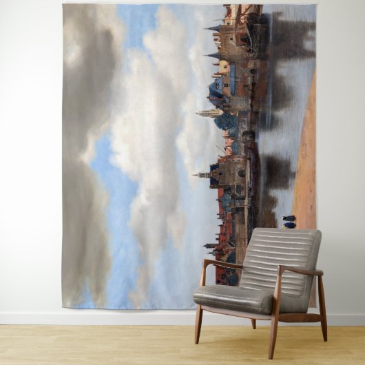 Johannes Vermeer - Uitzicht van Delft Wandkleed (In situ)