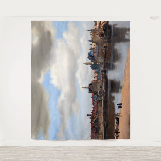 Johannes Vermeer - Uitzicht van Delft Wandkleed (Voorkant)