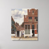 Johannes Vermeer, Uitzicht van Huizen in Delft Canvas Afdruk (Voorkant)