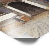 Johannes Vermeer, Uitzicht van Huizen in Delft Foto Afdruk (Hoek)