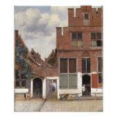 Johannes Vermeer, Uitzicht van Huizen in Delft Foto Afdruk (Voorkant)