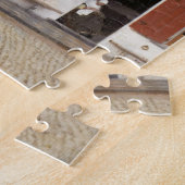 Johannes Vermeer, Uitzicht van Huizen in Delft Legpuzzel (Zijkant)