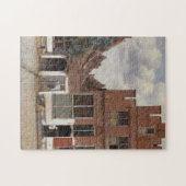 Johannes Vermeer, Uitzicht van Huizen in Delft Legpuzzel (Horizontaal)