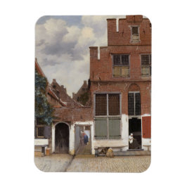 Johannes Vermeer, Uitzicht van Huizen in Delft Magneet
