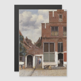 Johannes Vermeer, Uitzicht van Huizen in Delft Magnetische Uitnodiging