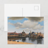 Johannes Vermeer, van Deft, Uitzicht Delft Briefkaart (Voorkant / Achterkant)
