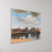 Johannes Vermeer, van Deft, Uitzicht Delft Folie Afdrukken (Laagn)
