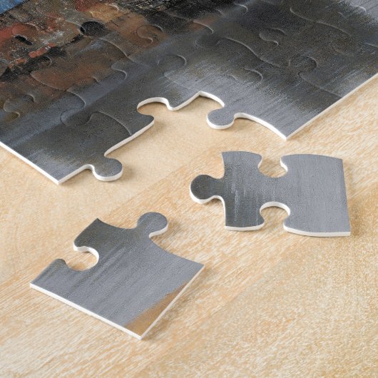 Johannes Vermeer, van Deft, Uitzicht Delft Legpuzzel (Zijkant)