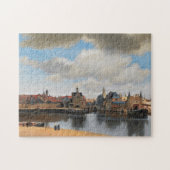 Johannes Vermeer, van Deft, Uitzicht Delft Legpuzzel (Horizontaal)
