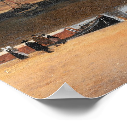 Johannes Vermeer, van Deft, Uitzicht Delft Poster (Hoek)