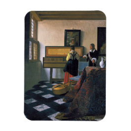 Johannes Vermeer, van Delft, De muzieklessen Magneet