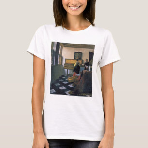 Johannes Vermeer, van Delft, De muzieklessen T-shirt