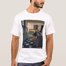 Johannes Vermeer, van Delft, De muzieklessen T-shirt
