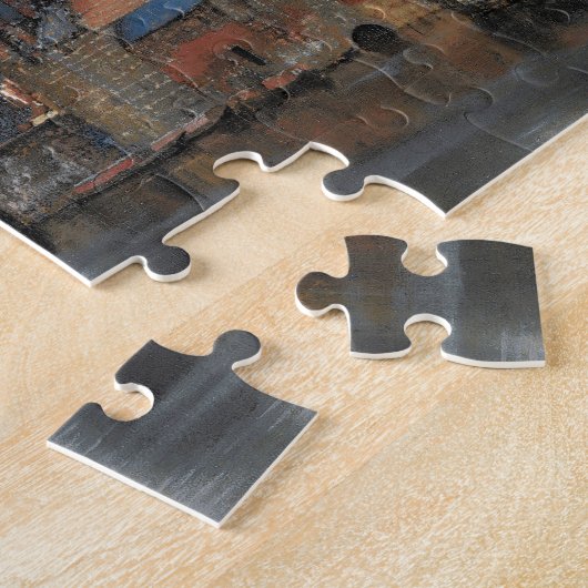 Johannes Vermeer View Legpuzzel (Zijkant)