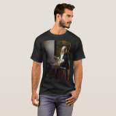Johannes Vermeer Vrouw Holding A T-shirt (Voorkant volledig)