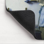 Johannes Vermeer - Vrouw in Blauw Leest een brief Muismat (Hoek)