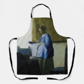 Johannes Vermeer - Vrouw in Blauw Leest een brief Schort (Voorkant)