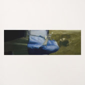 Johannes Vermeer - Vrouw in Blauw Leest een brief Yogamat (Achterkant (horizontaal))