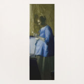 Johannes Vermeer - Vrouw in Blauw Leest een brief Yogamat (Achterkant)