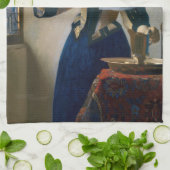 Johannes Vermeer - Vrouw met een waterkan Theedoek (Gevouwen)