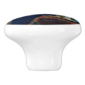 Johannes Vermeer - Vrouw met een waterpitcher Keramische Knop (Zijkant)