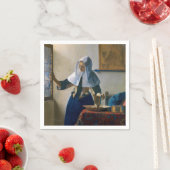 Johannes Vermeer - Vrouw met een waterpitcher Servet (Insitu)