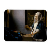 Johannes Vermeer - Woman Holding a Balance Magneet (Horizontaal)