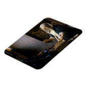 Johannes Vermeer - Woman Holding a Balance Magneet (Linkerzijde)