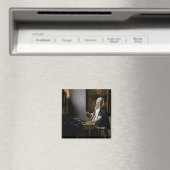 Johannes Vermeer - Woman Holding a Balance Magneet (Insitu (Vaatwasser))