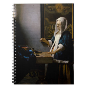 Johannes Vermeer - Woman Holding a Balance Notitieboek