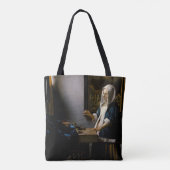 Johannes Vermeer - Woman Holding a Balance Tote Bag (Achterkant)