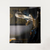 Johannes Vermeer - Woman Holding a Balance Wandkleed (Voorkant)