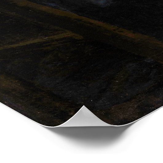 Johannes Vermeer - Young Woman met een Lute Poster (Hoek)