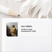 Johannes Vermeer - Young Woman Seated at Virginal Etiket (Insitu)