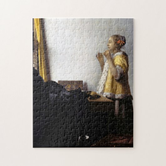 Johannes Vermeer - Young Woman with Pearl Ketting Legpuzzel (Verticaal)