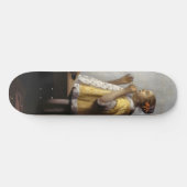 Johannes Vermeer - Young Woman with Pearl Ketting Persoonlijk Skateboard (Horizontaal)