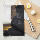 Johannes Vermeer - Young Woman with Pearl Ketting Theedoek (Quarter Fold)