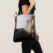 Johannes Vermeer - Young Woman with Pearl Ketting Tote Bag (Dichtbij)