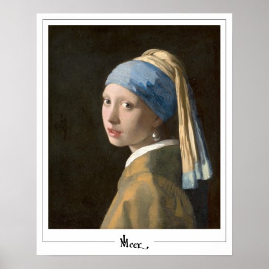 Johannes Vermeer Zedign Art Poster #13 (Voorkant)