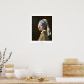 Johannes Vermeer Zedign Art Poster #13 (Keuken)