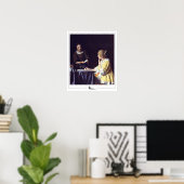 Johannes Vermeer Zedign Art Poster #22 (Thuiskantoor)