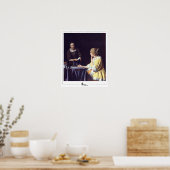 Johannes Vermeer Zedign Art Poster #22 (Keuken)