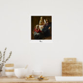 Johannes Vermeer Zedign Art Poster #25 (Keuken)