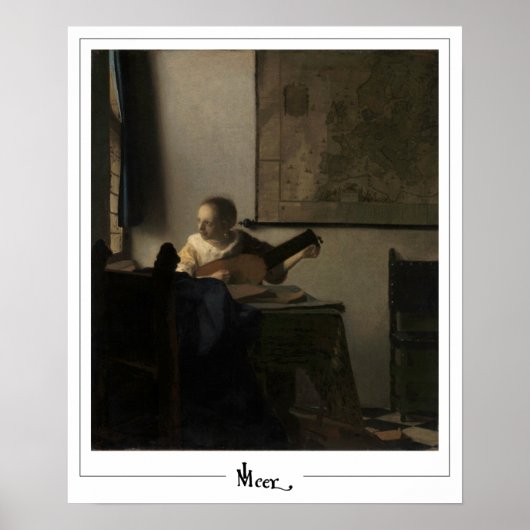 Johannes Vermeer Zedign Art Poster #27 (Voorkant)