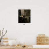 Johannes Vermeer Zedign Art Poster #27 (Keuken)