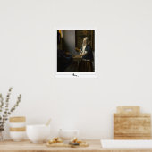 Johannes Vermeer Zedign Art Poster #37 (Keuken)