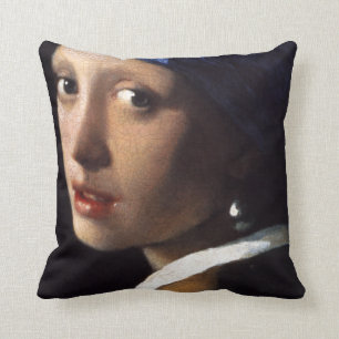 Johannes Vermeer's meisje met een pareltje Kussen