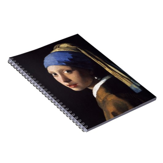 Johannes Vermeer's meisje met een pareltje Notitieboek (Rechterzijde)