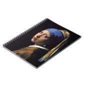 Johannes Vermeer's meisje met een pareltje Notitieboek (Linkerzijde)